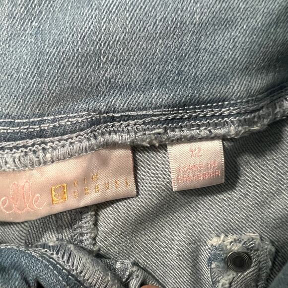 Belle by Kim Gravel Regular TruTemp Denim Crop Jean Light Wash, Reg 12 - Picture 3 of 9
